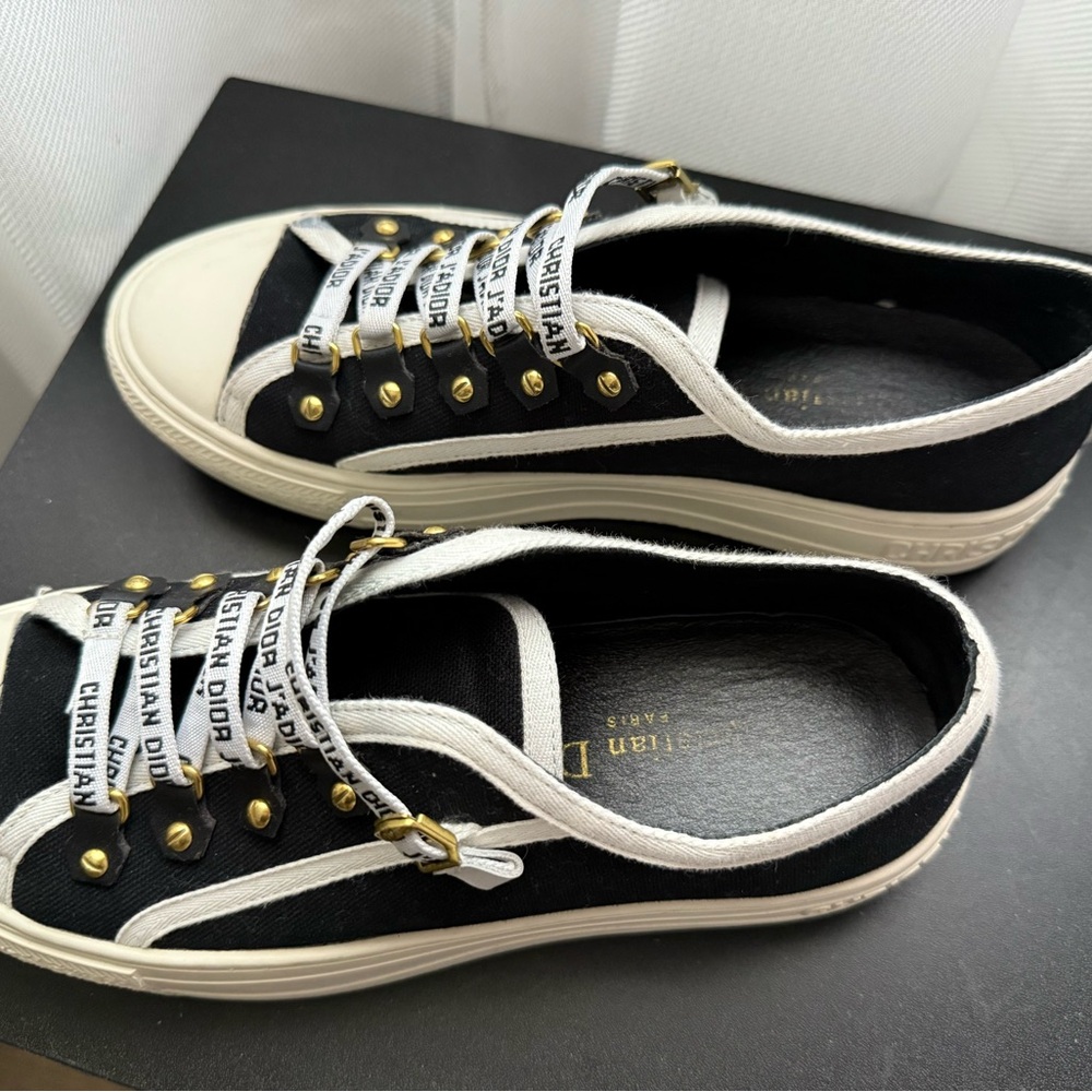 Dior Black and White Women's Sneakers - Picture 3 of 3